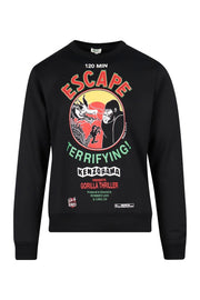 Movie Poster Sweatshirt Men Fashion Kenzo Paris Cotton-Blend Long-Sleeve Casual Trendy