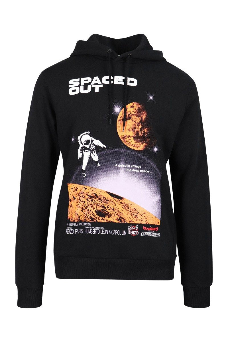 Space Out Hoodie Men Fashion Kenzo Paris Cotton Long Sleeve Hood Hipster Trendy
