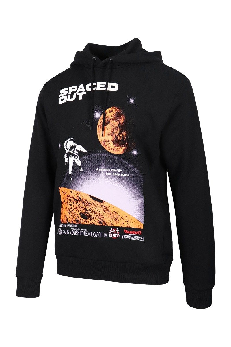 Space Out Hoodie Men Fashion Kenzo Paris Cotton Long Sleeve Hood Hipster Trendy