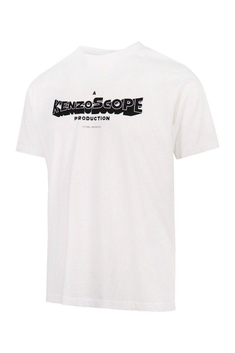 Kenzoscope T-Shirt Men Fashion Kenzo Paris Cotton Short-Sleeve Casual Tee