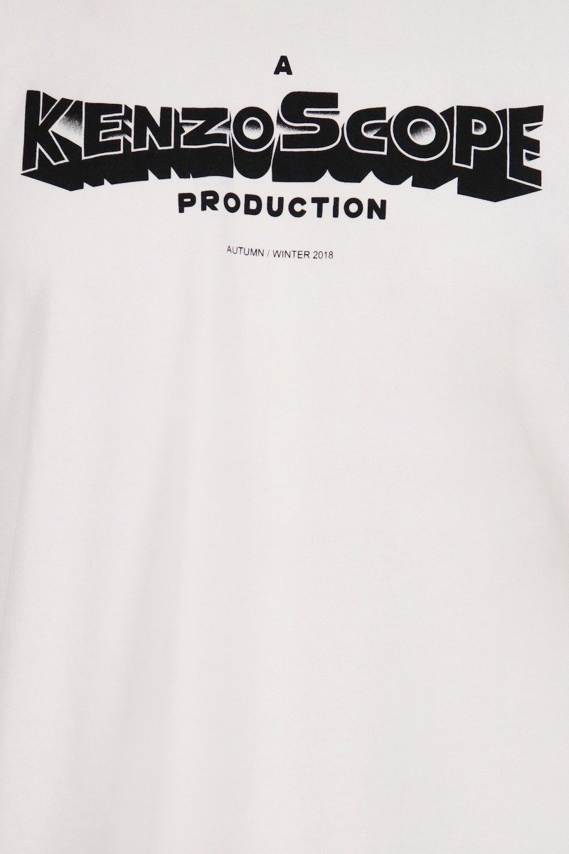 Kenzoscope T-Shirt Men Fashion Kenzo Paris Cotton Short-Sleeve Casual Tee