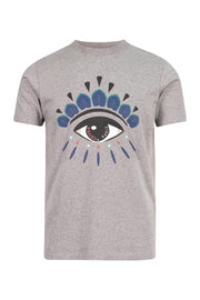 Eye T-shirt Kenzo Paris Short Sleeves Top Unisex Men Women Basic Casual 