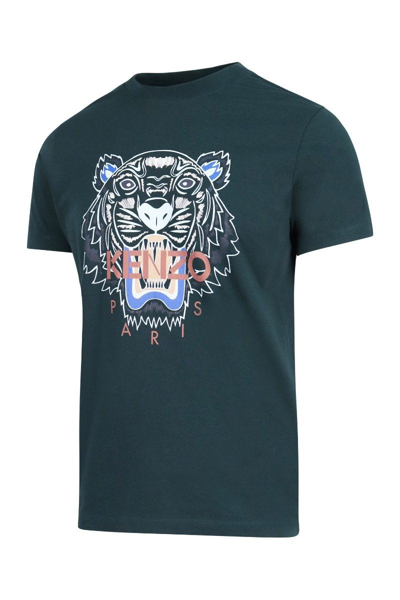 Tiger T-Shirt Kenzo Paris Cotton Short Sleeve Daily Casual Fashion Men