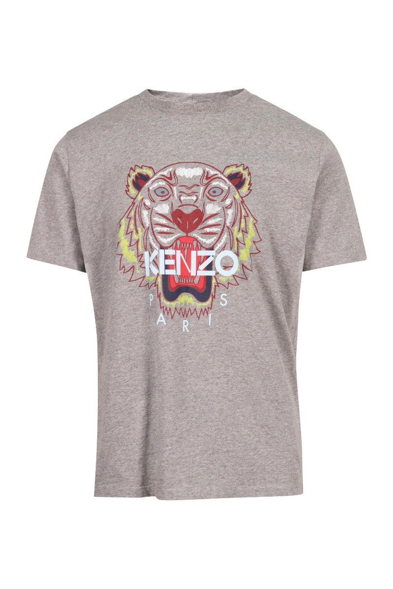 Tiger T-Shirt Kenzo Paris Cotton Short Sleeve Daily Casual Fashion Men