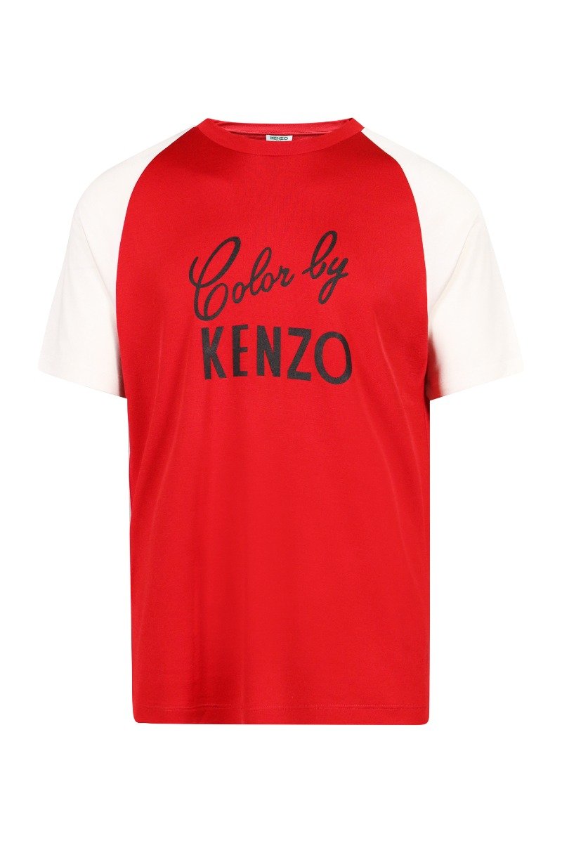 Color By Kenzo T-Shirt Kenzo Paris Long Sleeves Logo Casual Basic Fashion