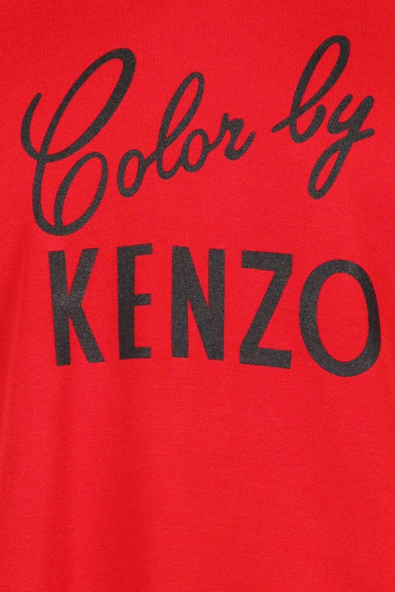 Color By Kenzo T-Shirt Kenzo Paris Long Sleeves Logo Casual Basic Fashion