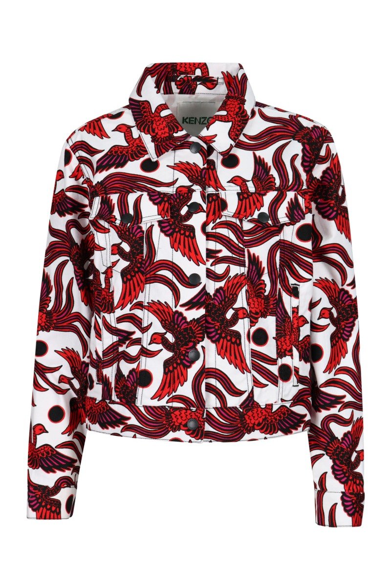 Flying Phoenix Jacket Kenzo Paris Prints Pattern Jacket Outer