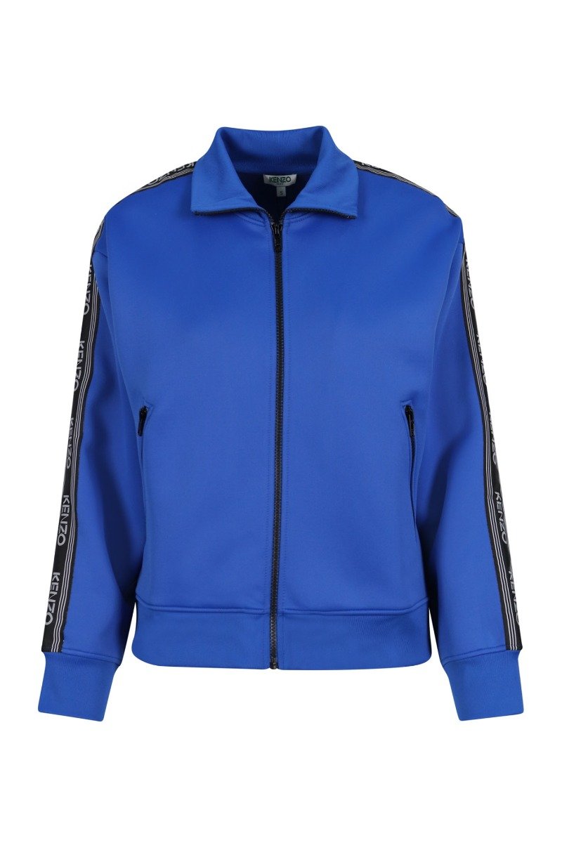 Kenzo Logo Jacket Women Fashion Polyamide-Blend Long-Sleeve Trendy Casual Outwear