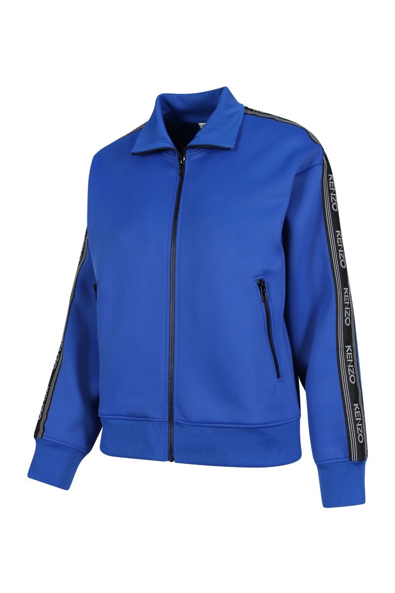 Kenzo Logo Jacket Women Fashion Polyamide-Blend Long-Sleeve Trendy Casual Outwear