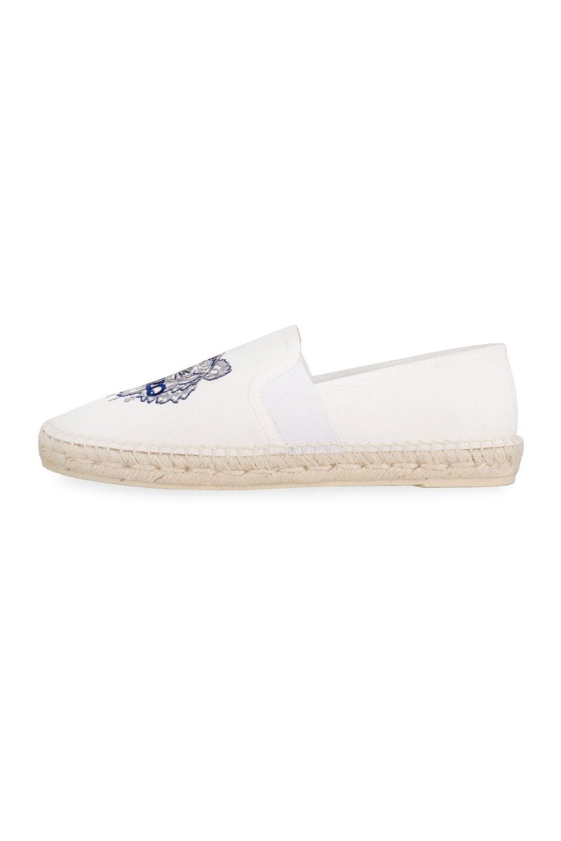 Tiger Espadrille Men Fashion Kenzo Paris Canvas Cotton Footwear Casual Stylish