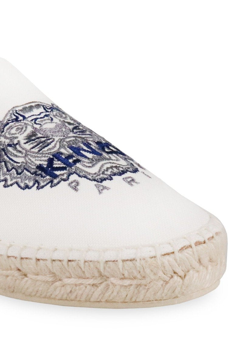 Tiger Espadrille Men Fashion Kenzo Paris Canvas Cotton Footwear Casual Stylish