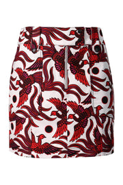Flying Phoenix Skirt Kenzo Paris Women Skirt Fashion Cotton Chic Style
