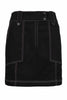 Structured Mini Skirt Women Fashion Kenzo Paris Cotton Design Chic