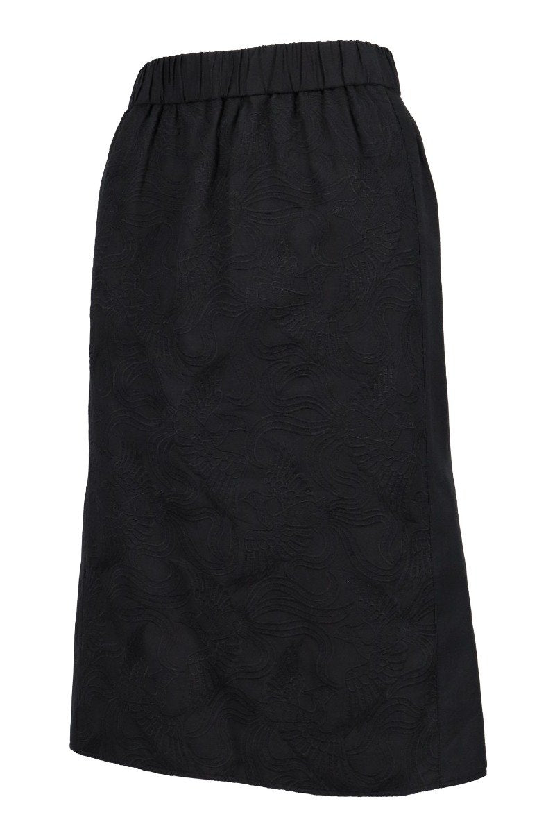 Flying Phoenix Skirt Kenzo Paris Women Skirt Fashion Cotton Chic Style