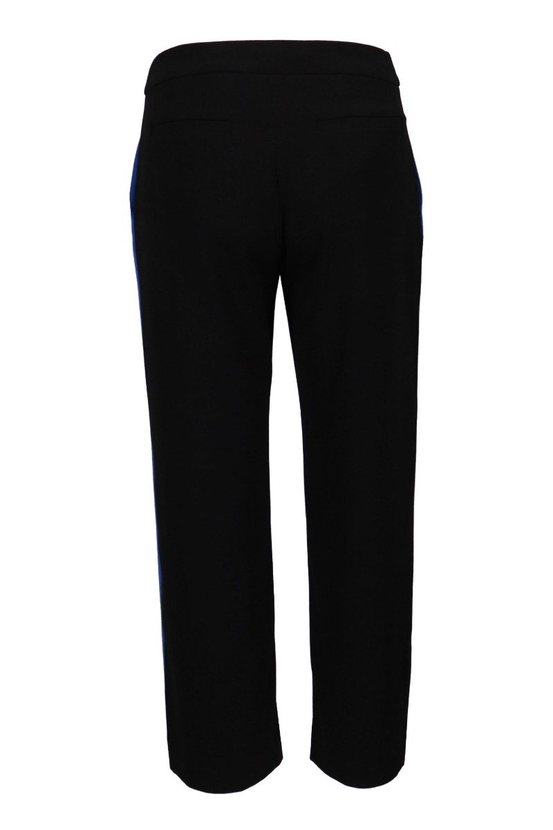 Colourblock Crepe Trousers Bottoms Fashion Casual Basic
