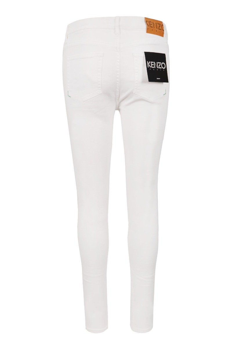 Skinny Jeans Women Fashion Kenzo Paris Long Pants Cotton-blend Casual