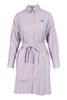 Tiger Shirt Dress Women Fashion Kenzo Paris Cotton Stripes Long Sleeves 