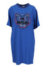 Tiger Crepe Dress Women Fashion Kenzo Paris Triacetate Blend Casual Onepiece