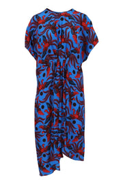 Flying Phoenix Dress Kenzo Paris Dress Women Fashion Designer Maxi Dress