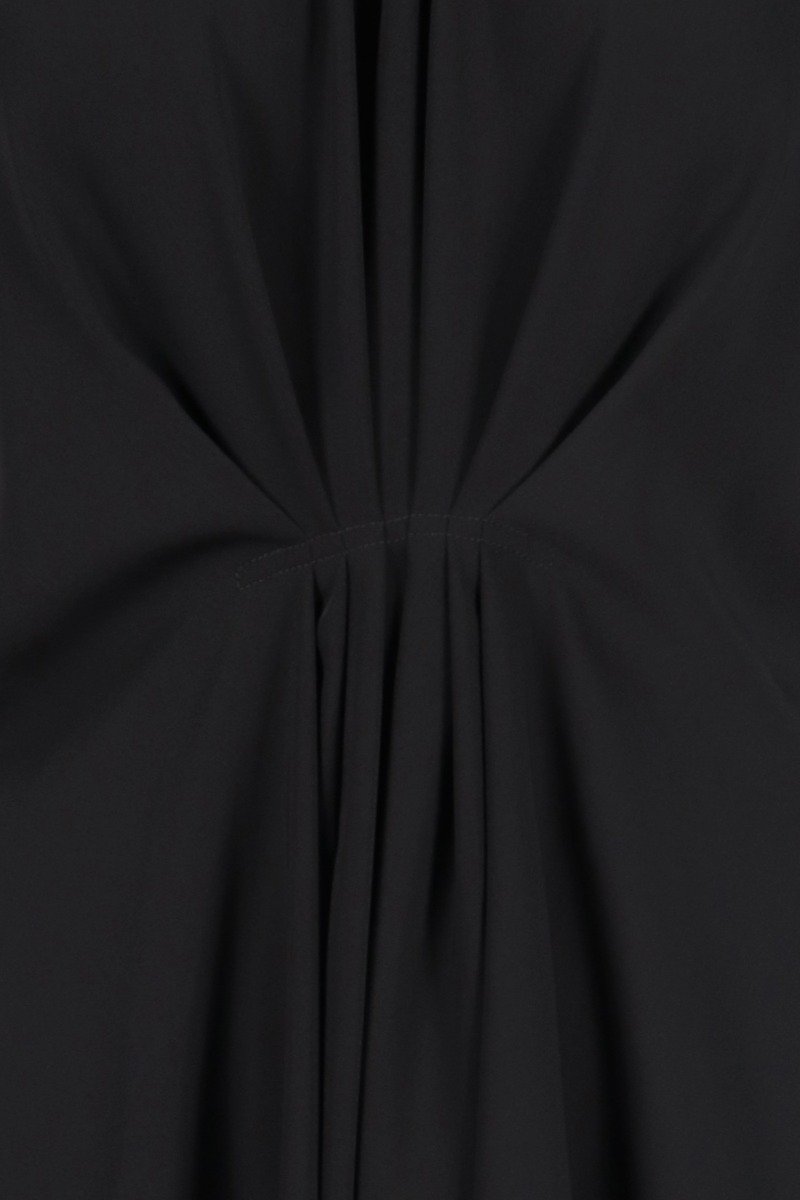 Loose Fit Midi Dress Women Fashion Kenzo Paris Polyester Short-Sleeve Designer Casual