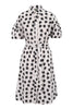 Roses Shirt Dress Women Fashion Kenzo Paris Cotton Pattern Onepiece Design
