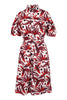 Flying Phoenix Shirt Dress Kenzo Paris Women Fashion Dress Designer Chic Elegant 