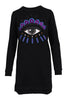 Eye Sweatshirt Dress Cotton Long Sleeves Kenzo Paris Fashion Sweater Basic Casual