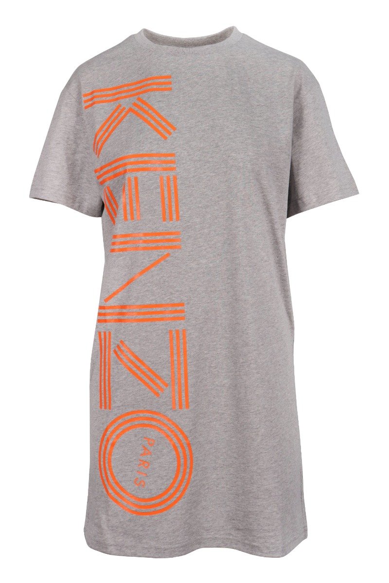 Kenzo Logo T-Shirt Dress Women Fashion Cotton Short-Sleeve Casual Classic Onepiece