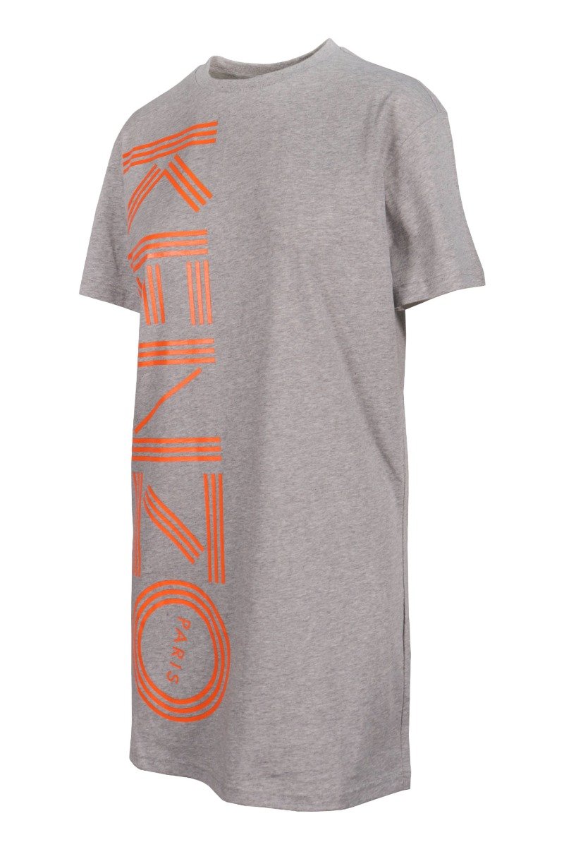 Kenzo Logo T-Shirt Dress Women Fashion Cotton Short-Sleeve Casual Classic Onepiece