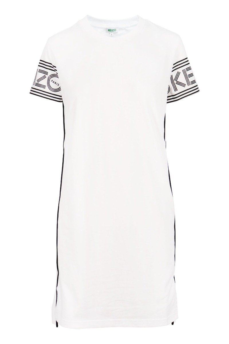 Kenzo Logo T-Shirt Dress Women Fashion Cotton Short-Sleeve Casual Classic Onepiece
