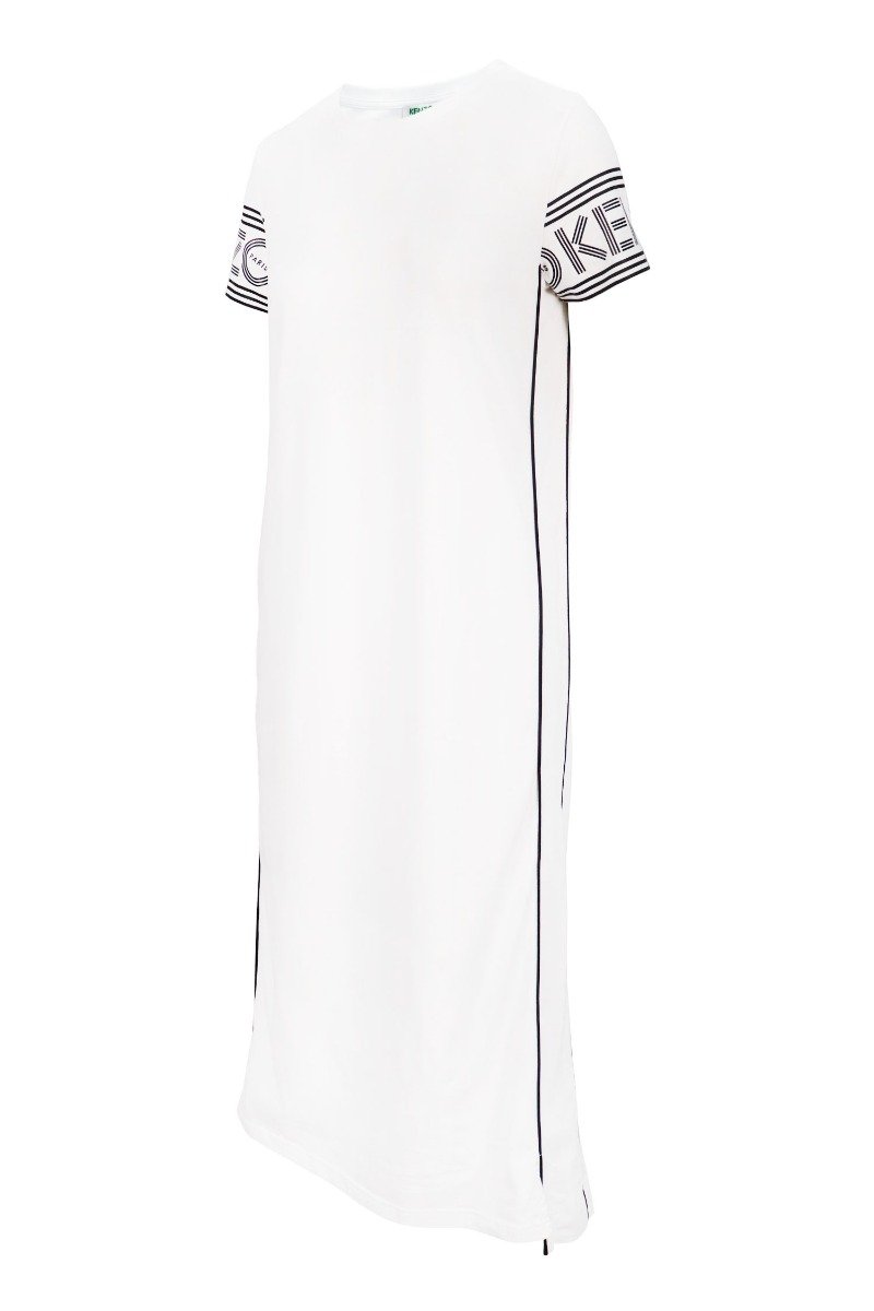 Kenzo Logo T-Shirt Dress Women Fashion Cotton Short-Sleeve Casual Onepiece