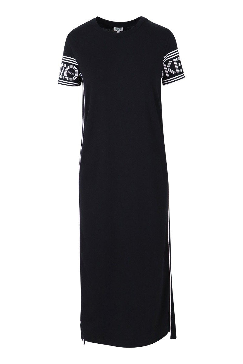 Kenzo Logo T-Shirt Dress Women Fashion Cotton Short-Sleeve Casual Onepiece