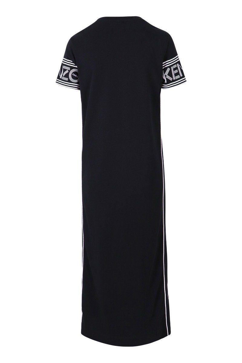 Kenzo Logo T-Shirt Dress Women Fashion Cotton Short-Sleeve Casual Onepiece