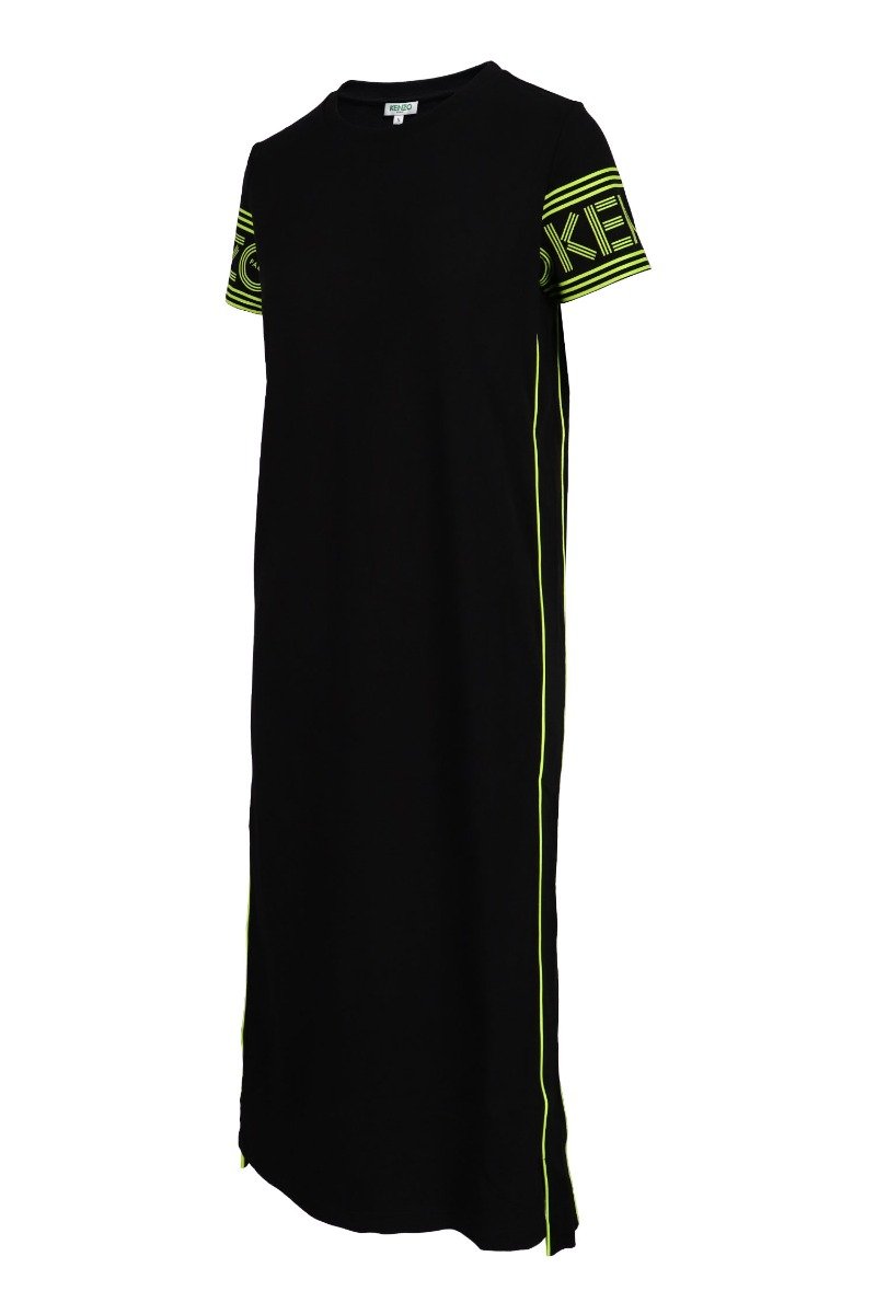 Kenzo Logo T-Shirt Dress Women Fashion Cotton Short-Sleeve Casual Onepiece