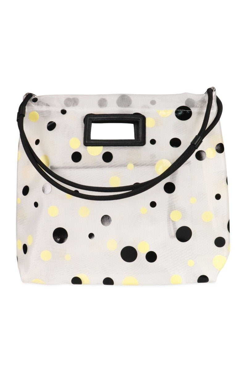 Polka Dots Tote Bag Women Fashion Kenzo Paris Polyester Semi-Transparent Trendy Stylish Accessories