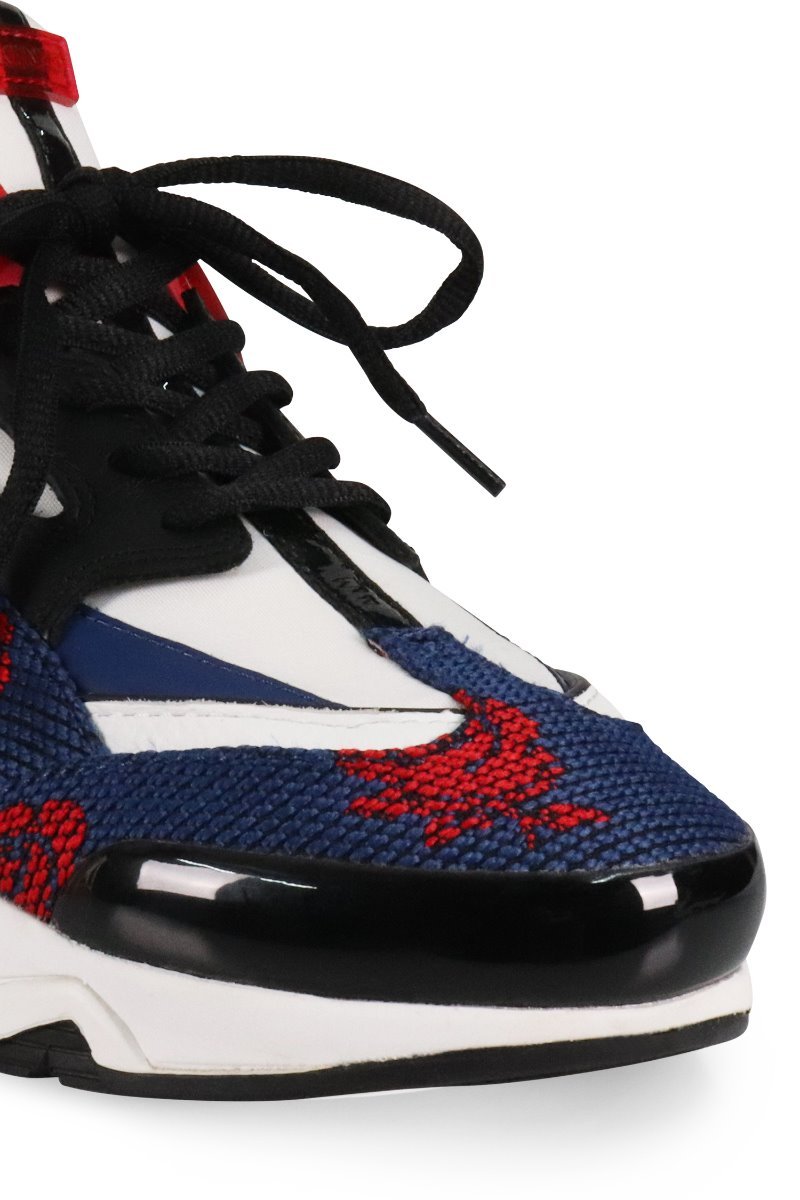 Sonic Roses Sneaker Women Fashion Kenzo Paris Polyester Footwear Trendy Stylish