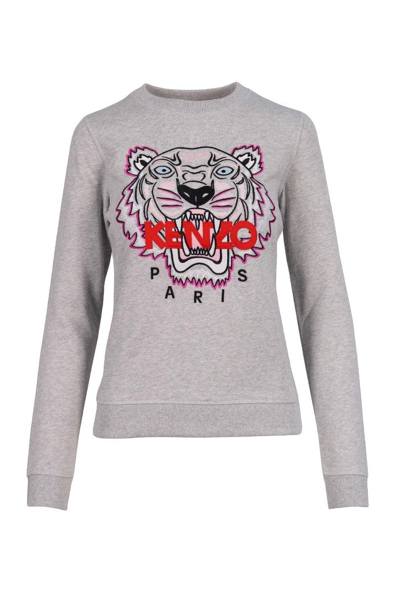 Tiger Sweatshirt Women Fashion Kenzo Paris Cotton Long Sleeve Casual