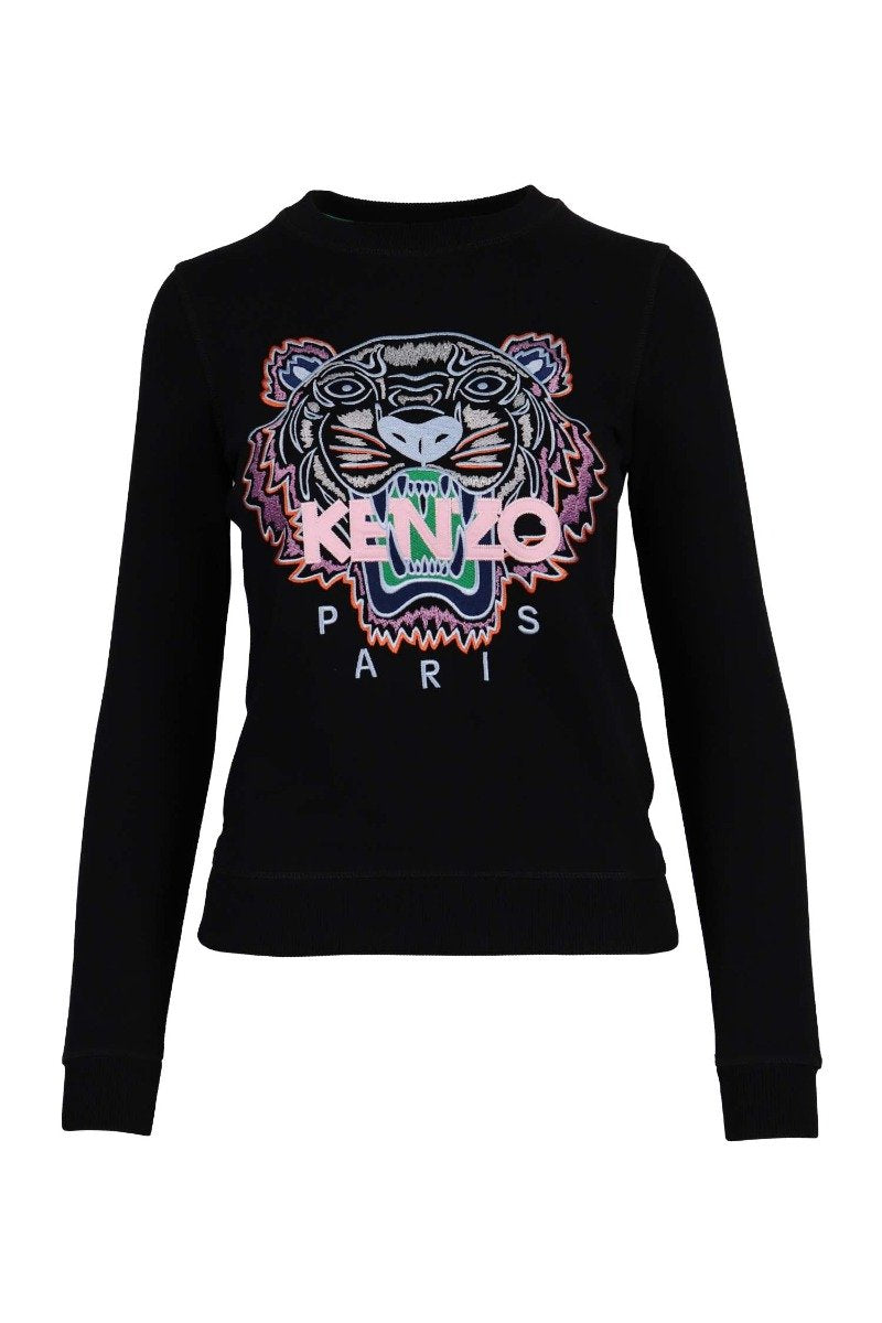 Tiger Sweatshirt Women Fashion Kenzo Paris Cotton Long Sleeve Casual