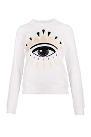 Eye Sweatshirt Cotton Long Sleeves Kenzo Paris Fashion Sweater Basic Casual