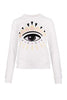 Eye Sweatshirt Cotton Long Sleeves Kenzo Paris Fashion Sweater Basic Casual