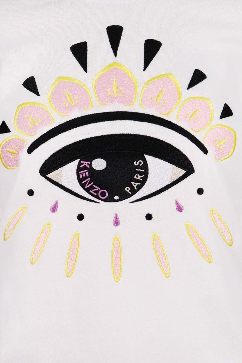 Eye Sweatshirt Cotton Long Sleeves Kenzo Paris Fashion Sweater Basic Casual
