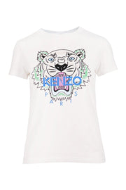 Tiger T-Shirt Kenzo Paris Cotton Short Sleeve Daily Casual Fashion Women
