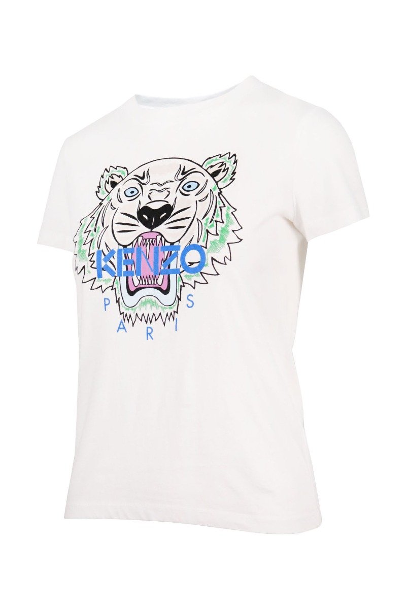 Tiger T-Shirt Kenzo Paris Cotton Short Sleeve Daily Casual Fashion Women