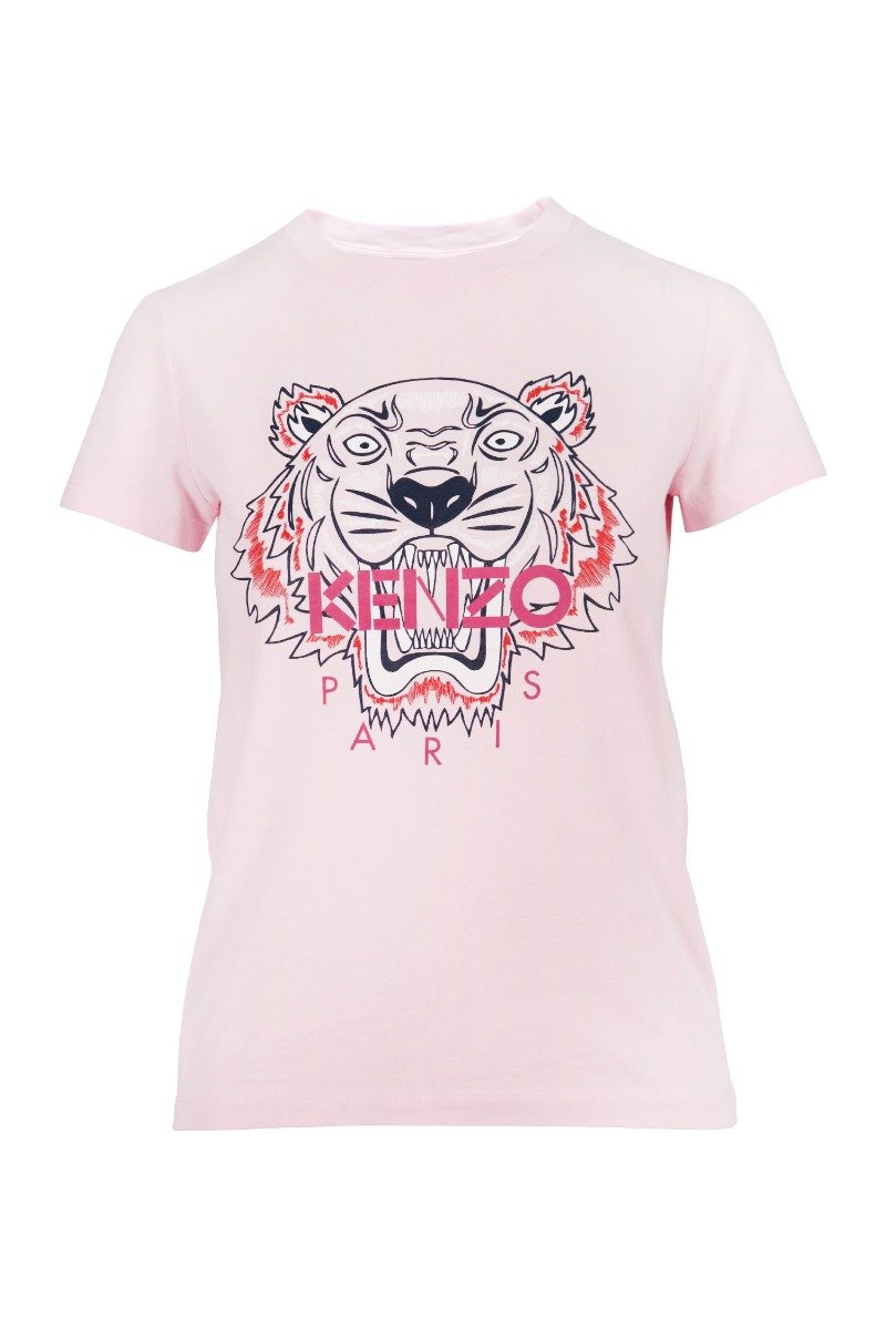 Tiger T-Shirt Kenzo Paris Cotton Short Sleeve Daily Casual Fashion Women
