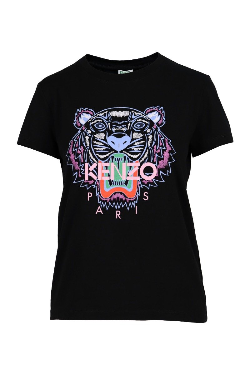 Tiger T-Shirt Kenzo Paris Cotton Short Sleeve Daily Casual Fashion Women