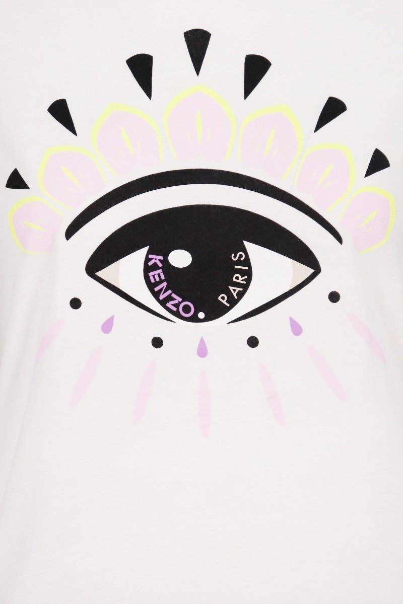 Eye T-shirt Kenzo Paris Short Sleeves Top Unisex Men Women Basic Casual 