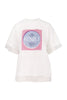 Square Logo T-Shirt Women Fashion Kenzo Paris Cotton Tulle Short Sleeve Top