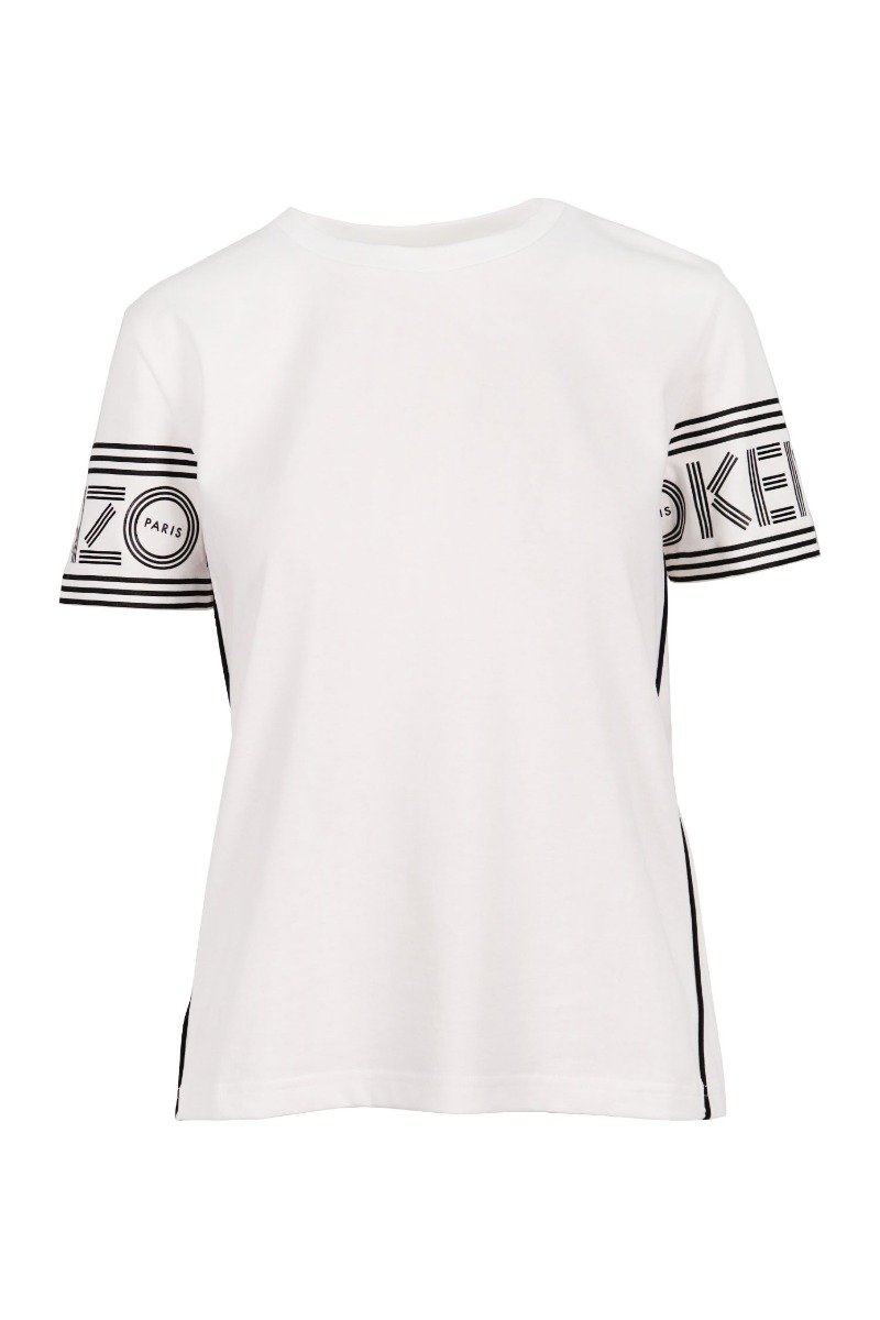 Kenzo Logo T-Shirt Women Fashion Short-Sleeve Cotton Casual Tee