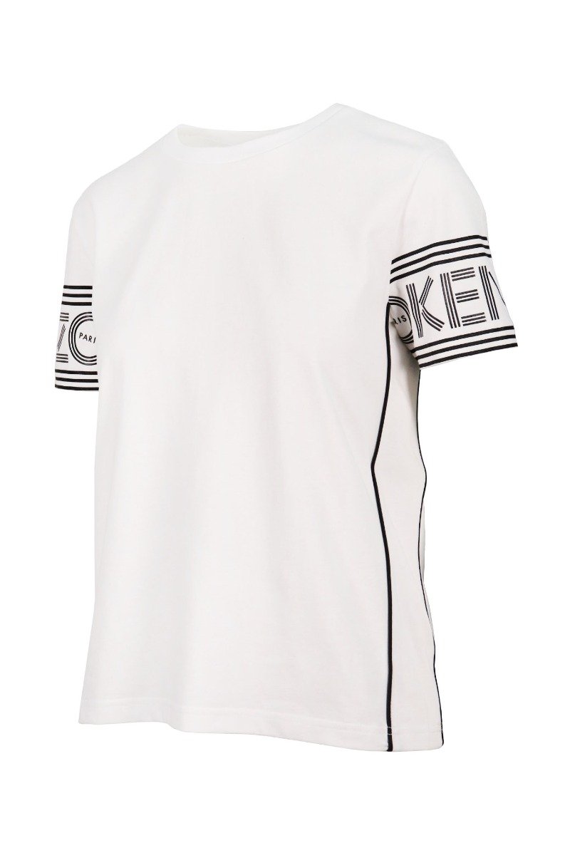 Kenzo Logo T-Shirt Women Fashion Short-Sleeve Cotton Casual Tee