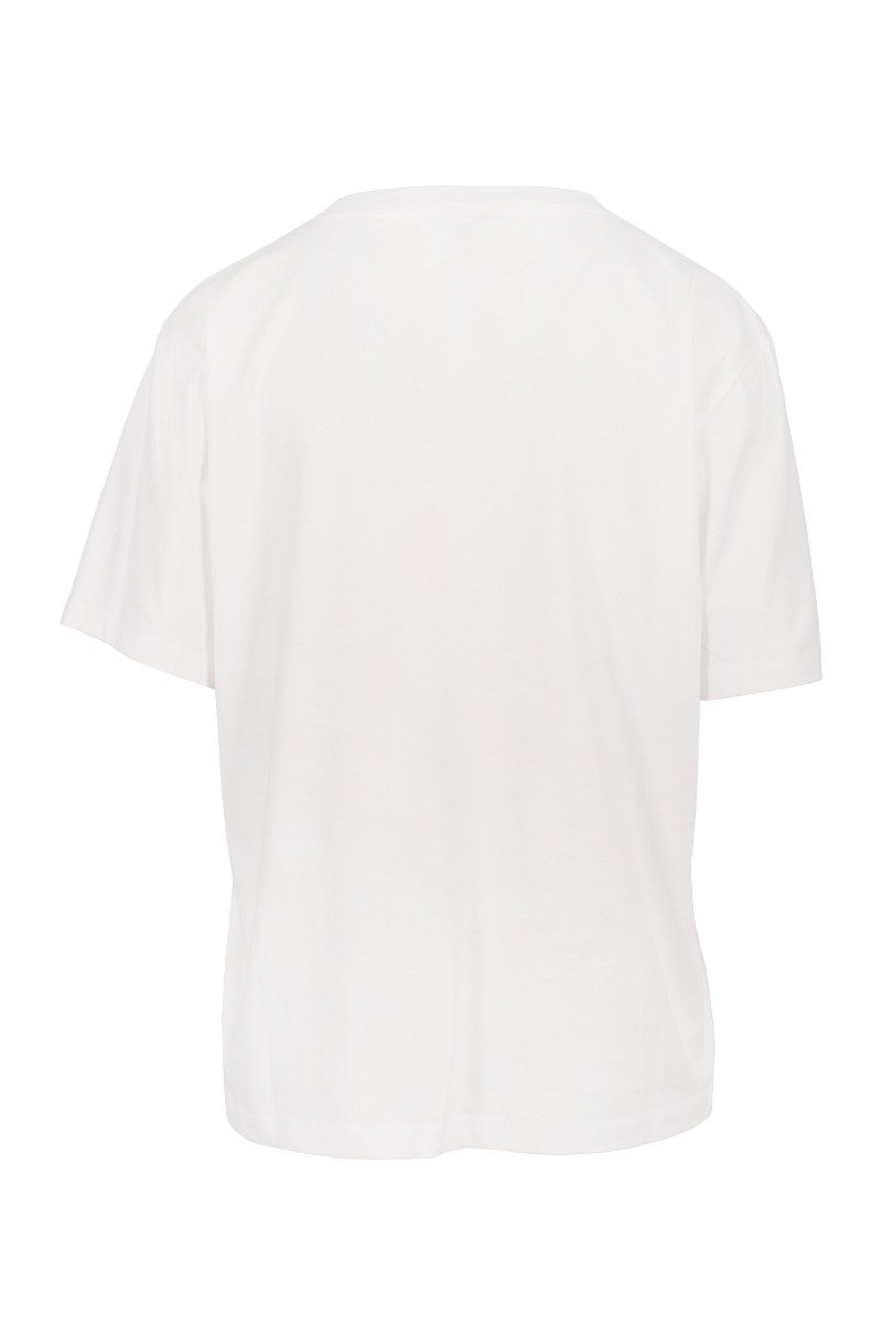 Kenzo Square Logo T-Shirt Women Fashion Short-Sleeve Cotton Casual Tee